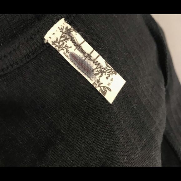 INTIMATELY FREE PEOPLE Size XS Black Body Tight Snap Button Dress; Preloved - Picture 3 of 7